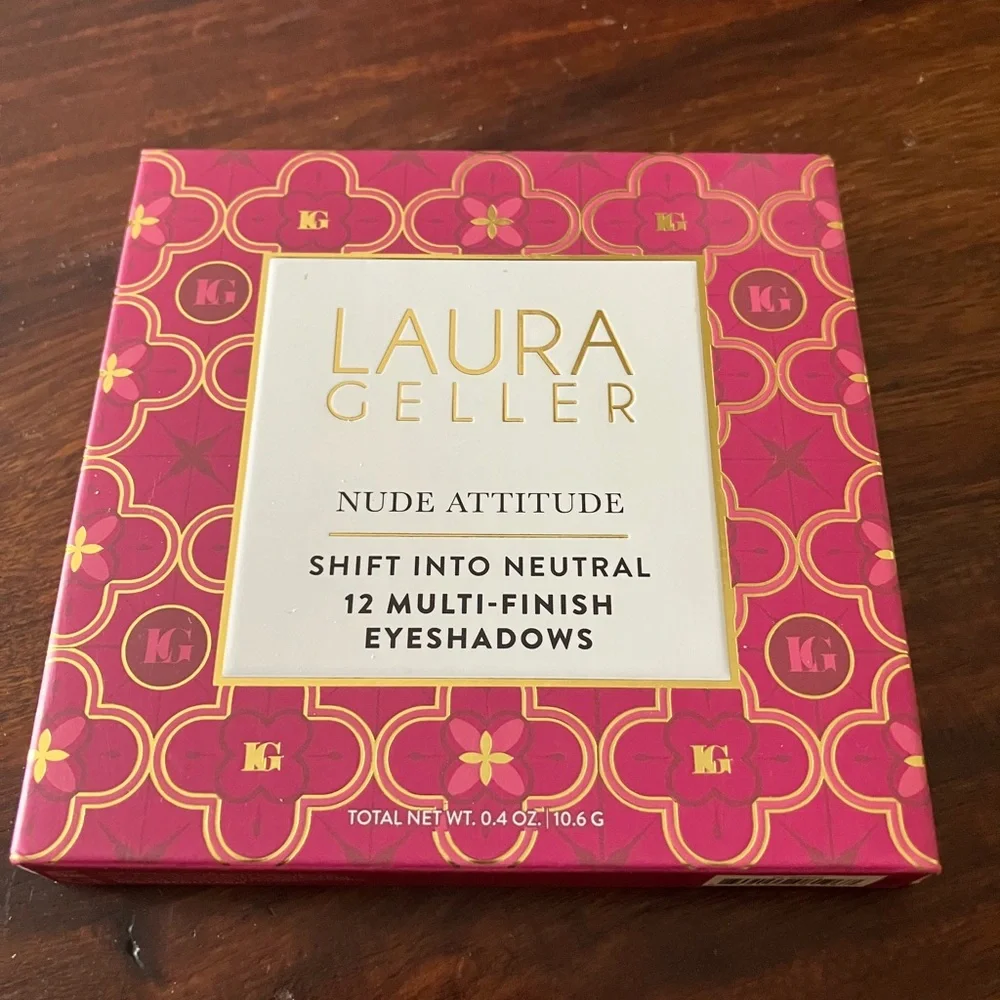 Laura Geller Nude Attitude Eyeshadow Palette 12 color neutral colors NWT‎
